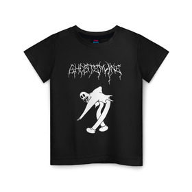 Детская футболка хлопок с принтом ghostemane(2) в Петрозаводске, 100% хлопок | круглый вырез горловины, полуприлегающий силуэт, длина до линии бедер | hip hop | rap