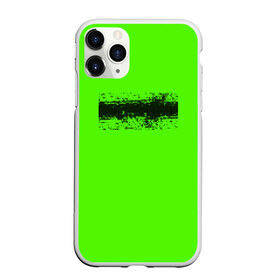 Чехол для iPhone 11 Pro матовый с принтом Гранж зеленый в Петрозаводске, Силикон |  | кислотные костюмы | кислотные цвета | неон | флуоресцентные принты