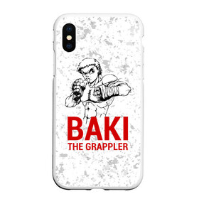 Чехол для iPhone XS Max матовый с принтом Baki the Grappler Боец Баки в Петрозаводске, Силикон | Область печати: задняя сторона чехла, без боковых панелей | Тематика изображения на принте: ahegao | anime | baki | fighter | grappler | manga | the | аниме | анимешники | анимешнику | ахегао | баки | боевые | боец | бойцы | доппо | драки | искусства | манга | мульт | мультик | сериал | хамма | юдзиро