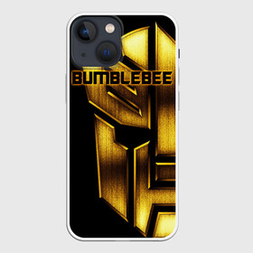 Чехол для iPhone 13 mini с принтом BUMBLEBEE в Петрозаводске,  |  | bumblebee | автобот | бамблби | герой | камаро | прайм | робот | трансформеры | фильм | шевроле