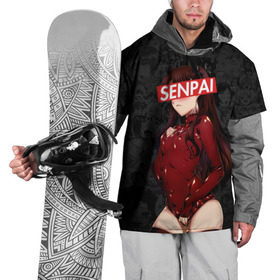 Накидка на куртку 3D с принтом Anime (Senpai 1) в Петрозаводске, 100% полиэстер |  | Тематика изображения на принте: ahegao | anime | manga | sempai | senpai | аниме | ахегао | манга | семпай | сенпай