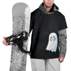 Накидка на куртку 3D с принтом A Lonely Ghost в Петрозаводске, 100% полиэстер |  | ghost | sans | undertale | азриэль | андайн | гастер | надоедливая собака | одиночество | папирус | приведение | санс | скелет | сноудрейк