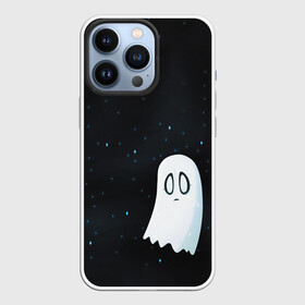 Чехол для iPhone 13 Pro с принтом A Lonely Ghost в Петрозаводске,  |  | Тематика изображения на принте: ghost | sans | undertale | азриэль | андайн | гастер | надоедливая собака | одиночество | папирус | приведение | санс | скелет | сноудрейк