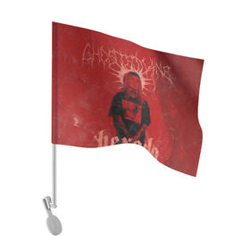 Флаг для автомобиля с принтом Ghostemane Hexada в Петрозаводске, 100% полиэстер | Размер: 30*21 см | ghostemane | ghostemane mercury | ghostemane nihi | trash gang | гостмейн