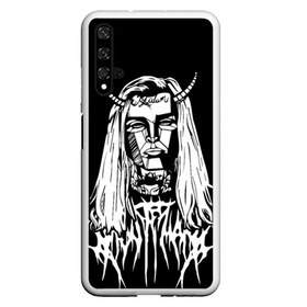 Чехол для Honor 20 с принтом Ghostemane devil в Петрозаводске, Силикон | Область печати: задняя сторона чехла, без боковых панелей | ghostemane | ghostemane mercury | ghostemane nihi | trash gang | гостмейн