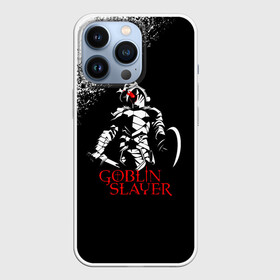 Чехол для iPhone 13 Pro с принтом Убийца Гоблинов черно белый в Петрозаводске,  |  | anime | goblin slayer | аниме | анимэ | гоблин | гобурин сурэия | жрица | манга | мультсериал | мультфильм | онна синкан | ранобэ | слаер | слеар | слеер | сэйнэн