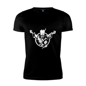 Мужская футболка премиум с принтом Thunderdome t-shirt в Петрозаводске, 92% хлопок, 8% лайкра | приталенный силуэт, круглый вырез ворота, длина до линии бедра, короткий рукав | Тематика изображения на принте: gabber | hardcore | hardcoremusic | thunderdome
