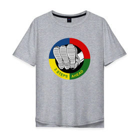 Мужская футболка хлопок Oversize с принтом Gabber в Петрозаводске, 100% хлопок | свободный крой, круглый ворот, “спинка” длиннее передней части | 