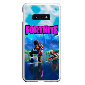 Чехол для Samsung S10E с принтом Fortnite повозка в Петрозаводске, Силикон | Область печати: задняя сторона чехла, без боковых панелей | fortnite | game | битва | игра | камуфляж | король | огонь | фортнайн | фортнайт