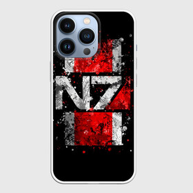 Чехол для iPhone 13 Pro с принтом Mass Effect N7 в Петрозаводске,  |  | game