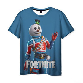 Мужская футболка 3D с принтом FORTNITE в Петрозаводске, 100% полиэфир | прямой крой, круглый вырез горловины, длина до линии бедер | fortnite | битва | игра | компьютерная игра | королевская | надпись | симулятор | фортнайт