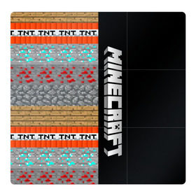 Магнитный плакат 3Х3 с принтом Minecraft (Blocks) в Петрозаводске, Полимерный материал с магнитным слоем | 9 деталей размером 9*9 см | creeper | game | minecraft | игра | криппер | майн | майнкрафт | стив