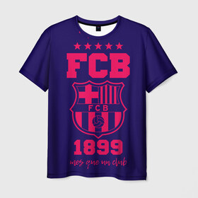 Мужская футболка 3D с принтом Барселона в Петрозаводске, 100% полиэфир | прямой крой, круглый вырез горловины, длина до линии бедер | barca | barcelona | barsa | fc barcelona | барса | барселона | боле | испания | каталонцы | клубная | лалига | сине гранатовые | фанатская | форма | футбол | футбольная | футбольный клуб