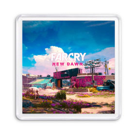 Магнит 55*55 с принтом Far Cry New Dawn в Петрозаводске, Пластик | Размер: 65*65 мм; Размер печати: 55*55 мм | 