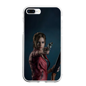 Чехол для iPhone 7Plus/8 Plus матовый с принтом Claire Redfield в Петрозаводске, Силикон | Область печати: задняя сторона чехла, без боковых панелей | 2 | biohazard | claire | evil | horror | raccoon | resident | survival | t virus | t вирус | выживание | зла | кеннеди | клэр | леон | обитель | раккун | редфилд | скотт | ужас