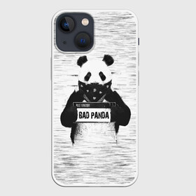 Чехол для iPhone 13 mini с принтом BAD PANDA в Петрозаводске,  |  | bad | bear | panda | медведь | панда