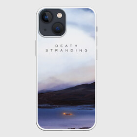 Чехол для iPhone 13 mini с принтом DEATH STRANDING в Петрозаводске,  |  | bridges | death stranding | game | hideo kojima | kojima productions | man | norman reedus | scar | sony interactive entertainment | suit | tie | игры | кодзима