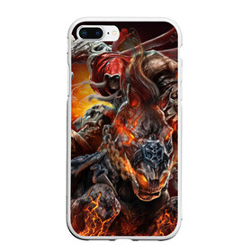 Чехол для iPhone 7Plus/8 Plus матовый с принтом Демон-Всадник (Darksiders) в Петрозаводске, Силикон | Область печати: задняя сторона чехла, без боковых панелей | 2019 | 666 | anime | darksiders | demon | game | marvel | phantom | аниме | википедия | демон | доспехи | духи | дьявол | игра | лошадь | магия | марвел | меч | мистика | огненная | фэнтази | фэнтези | цепь | эзотерика | япония