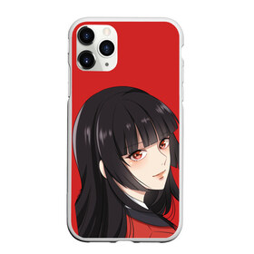 Чехол для iPhone 11 Pro матовый с принтом Kakegurui Red в Петрозаводске, Силикон |  | anime | compulsive gambler | kakegurui | manga | аниме | безумный азарт | дзябами | карты | манга | покер | скучная девушка | юмэко джабами