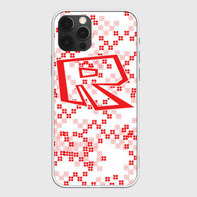 Чехол для iPhone 12 Pro Max с принтом Roblox в Петрозаводске, Силикон |  | Тематика изображения на принте: dynablocks | roblox | robux | белый | блоки | вселенная | герои | красный | кубики | роблокс | симулятор