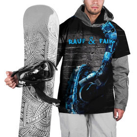 Накидка на куртку 3D с принтом Rauf & Faik в Петрозаводске, 100% полиэстер |  | Тематика изображения на принте: faik | rauf | азербайджан | баку | детство | мирзаевы | рауф | фаик