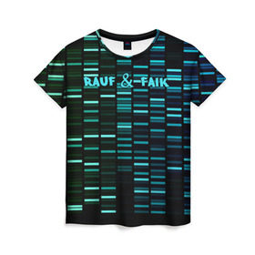 Женская футболка 3D с принтом Rauf & Faik в Петрозаводске, 100% полиэфир ( синтетическое хлопкоподобное полотно) | прямой крой, круглый вырез горловины, длина до линии бедер | Тематика изображения на принте: faik | rauf | азербайджан | баку | детство | мирзаевы | рауф | фаик