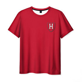 Мужская футболка 3D с принтом Harvard University в Петрозаводске, 100% полиэфир | прямой крой, круглый вырез горловины, длина до линии бедер | harvard university | гарвард | колледж | образование | студенты | сша | университет | школа