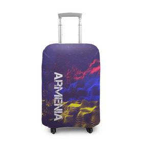 Чехол для чемодана 3D с принтом Armenia(Армения) в Петрозаводске, 86% полиэфир, 14% спандекс | двустороннее нанесение принта, прорези для ручек и колес | armenia | flag | urban | армения | город | мир | путешествие | символика | страны | флаг | флаги