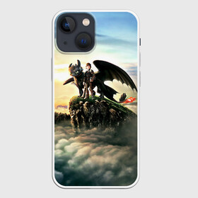 Чехол для iPhone 13 mini с принтом Как приручить дракона в Петрозаводске,  |  | dragon | беззубик | викинги | дракон | мульт | мультфильм | фэнтези