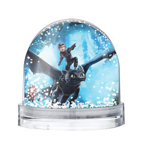 Снежный шар с принтом Как приручить дракона в Петрозаводске, Пластик | Изображение внутри шара печатается на глянцевой фотобумаге с двух сторон | dragon | беззубик | викинги | дракон | мульт | мультфильм | фэнтези