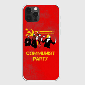 Чехол для iPhone 12 Pro с принтом Communist party в Петрозаводске, силикон | область печати: задняя сторона чехла, без боковых панелей | вечеринка | звезда | кастро | коммунизм | коммунист | коммунистическая | ленин | мао | маркс | молот | партия | рауль | серп | сталин | тусовка | ульянов | фидель | цзиньпин | цзэдун | энгельс