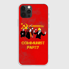 Чехол для iPhone 12 Pro Max с принтом Communist party в Петрозаводске, Силикон |  | Тематика изображения на принте: вечеринка | звезда | кастро | коммунизм | коммунист | коммунистическая | ленин | мао | маркс | молот | партия | рауль | серп | сталин | тусовка | ульянов | фидель | цзиньпин | цзэдун | энгельс