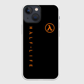 Чехол для iPhone 13 mini с принтом HALF LIFE в Петрозаводске,  |  | aperture laboratorie | black mesa | gordon freeman | half life | half life 3 | logo | valve | вэлв | гордон фриман | игра | лого | монтировка | фантастика | халф лайф