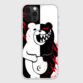 Чехол для iPhone 12 Pro с принтом MONOKUMA в Петрозаводске, силикон | область печати: задняя сторона чехла, без боковых панелей | Тематика изображения на принте: ahegao | anime | bear | blood | danganronpa | derector | despair | girls | happy | havoc | manga | monokuma | panda | red | robot | trigger | ultra | аниме | ахегао | директор | кровь | манга | медведь | монокума | панда | робот