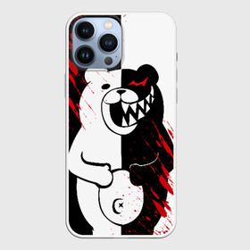 Чехол для iPhone 13 Pro Max с принтом Monokuma вторая сущность в Петрозаводске,  |  | Тематика изображения на принте: ahegao | anime | bear | blood | danganronpa | derector | despair | girls | happy | havoc | manga | monokuma | panda | red | robot | trigger | ultra | аниме | ахегао | директор | кровь | манга | медведь | монокума | панда | робот