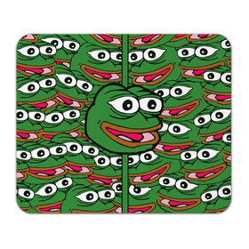 Коврик прямоугольный с принтом Good / Sad frog в Петрозаводске, натуральный каучук | размер 230 х 185 мм; запечатка лицевой стороны | Тематика изображения на принте: bad | dab | frog | good | kek | pepe | sad | кек | лягушка | мем | мемы | пепе | со смыслом | фрог