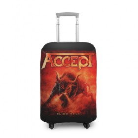 Чехол для чемодана 3D с принтом Accept в Петрозаводске, 86% полиэфир, 14% спандекс | двустороннее нанесение принта, прорези для ручек и колес | accept | heavy metal | power metal | группы | метал | музыка | пауэр метал | рок | хэви метал