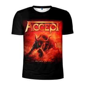 Мужская футболка 3D спортивная с принтом Accept в Петрозаводске, 100% полиэстер с улучшенными характеристиками | приталенный силуэт, круглая горловина, широкие плечи, сужается к линии бедра | accept | heavy metal | power metal | группы | метал | музыка | пауэр метал | рок | хэви метал
