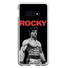 Чехол для Samsung S10E с принтом ROCKY в Петрозаводске, Силикон | Область печати: задняя сторона чехла, без боковых панелей | creed | jordan | lundgren | mix fight | mixfight | stallone | ufc | бальбоа | бокс | джордан | крид | лундгрен | мышцы | ринг | роки | рокки | сильвестр | сталлоне | сталоне