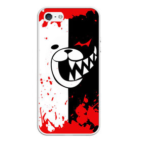 Чехол для iPhone 5/5S матовый с принтом MONOKUMA Blood в Петрозаводске, Силикон | Область печати: задняя сторона чехла, без боковых панелей | ahegao | anime | bear | blood | danganronpa | derector | despair | girls | happy | havoc | manga | monokuma | panda | red | robot | trigger | ultra | аниме | ахегао | директор | кровь | манга | медведь | монокума | панда | робот