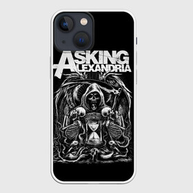 Чехол для iPhone 13 mini с принтом Asking Alexandria в Петрозаводске,  |  | asking alexandria | аскинг александриа | группы | метал | музыка | рок | хэви метал | электроникор