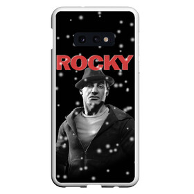 Чехол для Samsung S10E с принтом Old Rocky в Петрозаводске, Силикон | Область печати: задняя сторона чехла, без боковых панелей | creed | jordan | lundgren | mix fight | mixfight | stallone | ufc | бальбоа | бокс | джордан | крид | лундгрен | мышцы | ринг | роки | рокки | сильвестр | сталлоне | сталоне