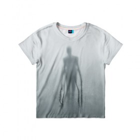 Детская футболка 3D с принтом Slender в Петрозаводске, 100% гипоаллергенный полиэфир | прямой крой, круглый вырез горловины, длина до линии бедер, чуть спущенное плечо, ткань немного тянется | slender | slenderman | кино | слендер | слендр | слэндр | тонкий | тощий | ужасы
