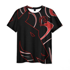 Мужская футболка 3D с принтом Team Liquid в Петрозаводске, 100% полиэфир | прямой крой, круглый вырез горловины, длина до линии бедер | dota | liquid | team | the international | дота | игры | кибер | ликвид | спорт | тим
