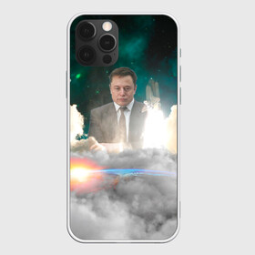 Чехол для iPhone 12 Pro с принтом Elon Musk Thinker (Илон Маск) в Петрозаводске, силикон | область печати: задняя сторона чехла, без боковых панелей | elon musk | space | space x | tesla | дым | илон маск | инопланетяне | космос | личность | мыслитель | облака | планета | ракета | спейс | тесла | философ | шаттл