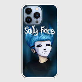 Чехол для iPhone 13 Pro с принтом SALLY FACE в Петрозаводске,  |  | blue | face | fisher | game | games | gizmo | hair | larry | mask | sally | волосы | гизмо | голубые | игра | игры | ларри | маска | протез | сали | салли | синие | синий | триллер | ужасы | фейс | фишер | фэйс | хоррор