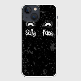 Чехол для iPhone 13 mini с принтом SALLY FACE Eyes в Петрозаводске,  |  | blue | face | fisher | game | games | gizmo | hair | larry | mask | sally | волосы | гизмо | голубые | игра | игры | ларри | маска | протез | сали | салли | синие | синий | триллер | ужасы | фейс | фишер | фэйс | хоррор