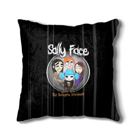 Подушка 3D с принтом Sally Face Episode Three в Петрозаводске, наволочка – 100% полиэстер, наполнитель – холлофайбер (легкий наполнитель, не вызывает аллергию). | состоит из подушки и наволочки. Наволочка на молнии, легко снимается для стирки | blue | face | fisher | game | games | gizmo | hair | larry | mask | sally | волосы | гизмо | голубые | игра | игры | ларри | маска | протез | сали | салли | синие | синий | триллер | ужасы | фейс | фишер | фэйс | хоррор