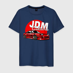 Мужская футболка хлопок с принтом JDM Culture в Петрозаводске, 100% хлопок | прямой крой, круглый вырез горловины, длина до линии бедер, слегка спущенное плечо. | japan | jdm | nissan | авто | машины | ниссан | япония