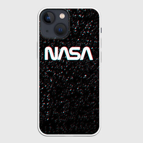 Чехол для iPhone 13 mini с принтом NASA GLITCH SPACE | НАСА ГЛИТЧ КОСМОС в Петрозаводске,  |  | galaxy | nasa | space | space company | star | астрономия | галактика | звезды | космическая компания | космос | наса